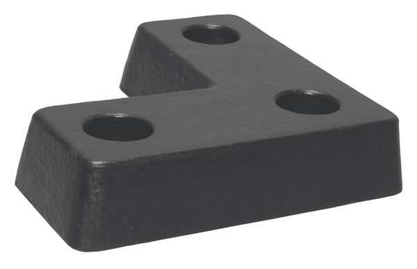 Dock Bumper, 18x4x18 In., Rubber