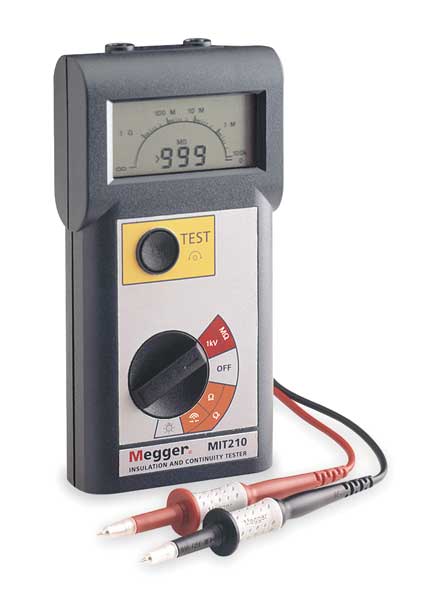 Battery Operated Megohmmeter, 1000VDC