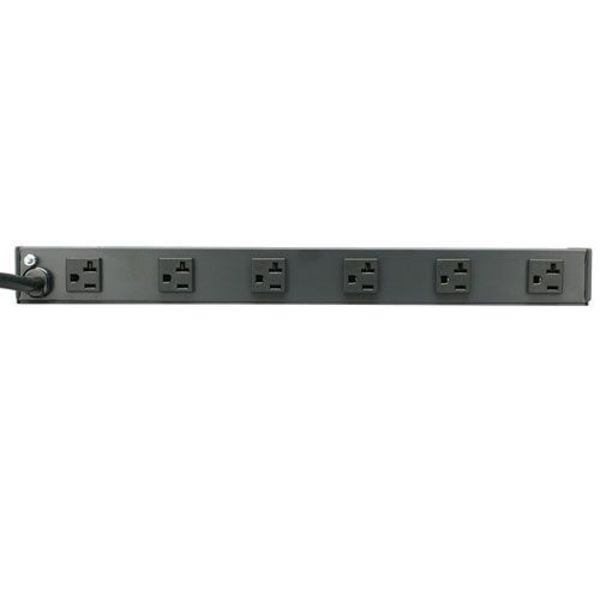 PDU, 120V, 12 Outlet, 15 ft., Black