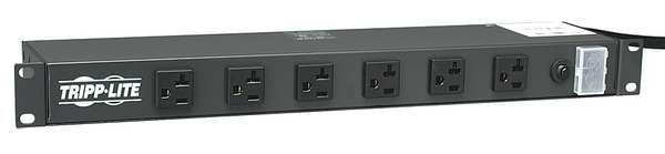 PDU, 120V, 12 Outlet, 15 ft., Black