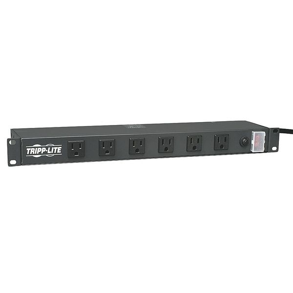 PDU, 120V, 12 Outlet, 15 ft., Black