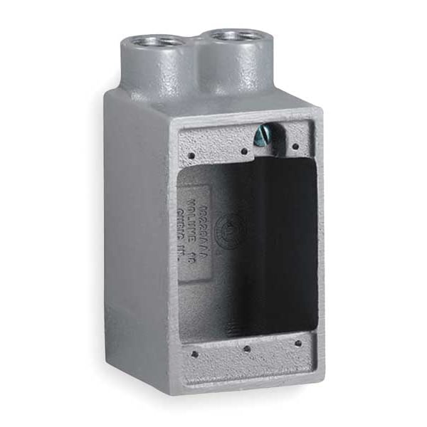 Weatherproof Box, 2Inlet, 28 cu.in