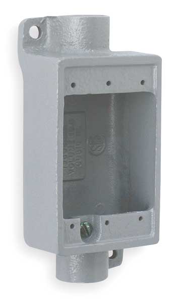 Weatherproof Box, 3/4 in Hub, 18 cu. in