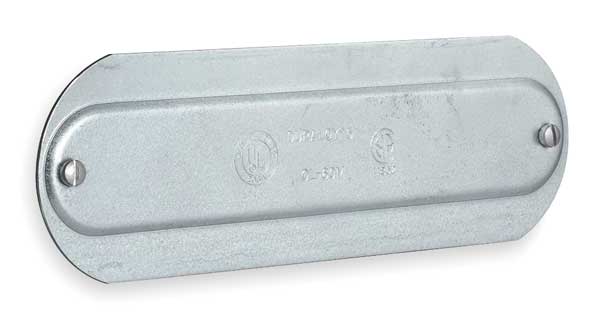 Conduit Body Cover, 3/4 in., Material: Steel
