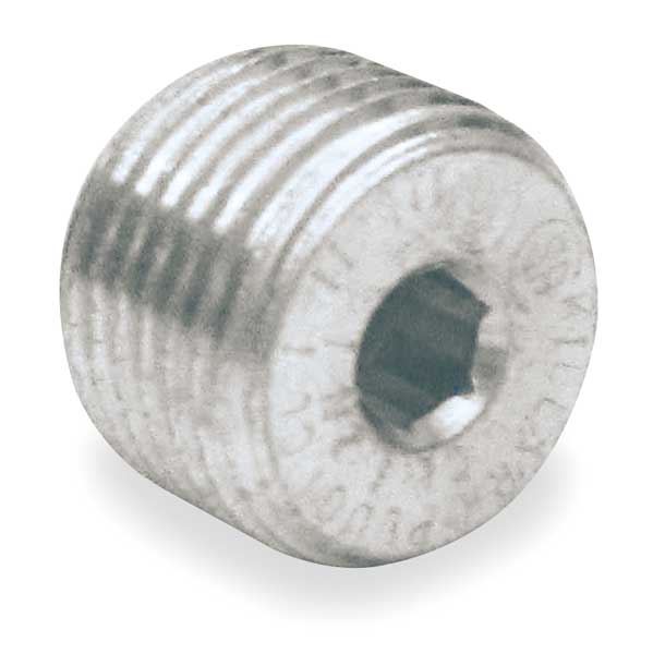 Plug, Recessed, 1/2 In