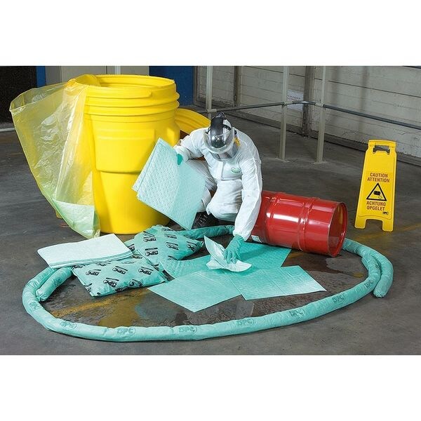 Spill Kit, Chem/Hazmat, Yellow
