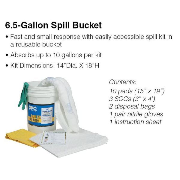 Spill Kit, Chem/Hazmat, White