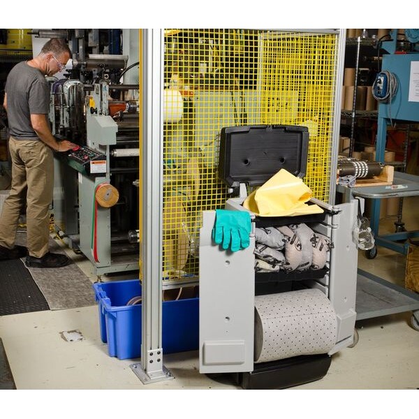 Spill Kit, Chem/Hazmat, Gray