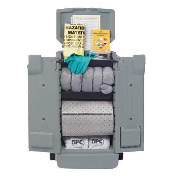Spill Kit, Oil-Based Liquids, Gray