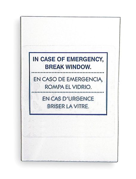 Emergency Key Box Replacement, Acrylic