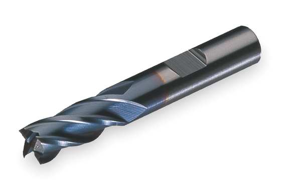 4-Flute HSS Center Cutting Square Single End MIll Cleveland HG-4C-TC TiCN 3/4x3/4x1-5/8x3-7/8