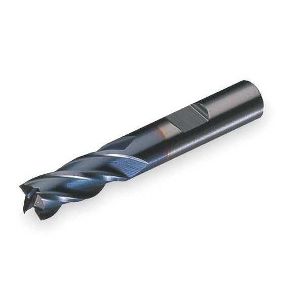 4-Flute HSS Center Cutting Square Single End MIll Cleveland HG-4C-TC TiCN 3/8x3/8x3/4x2-1/2