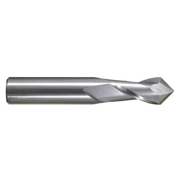 Drill Mill, Carbide, 1/4, 2 FL, SGL Sq End