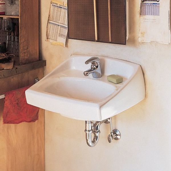 Bathroom Sink, 18-1/4 In. W, 12-1/8 In. H