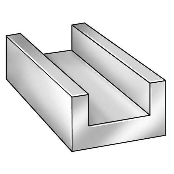 Ultra High Molecular Weight (UHMW) U Channel Stock, 120