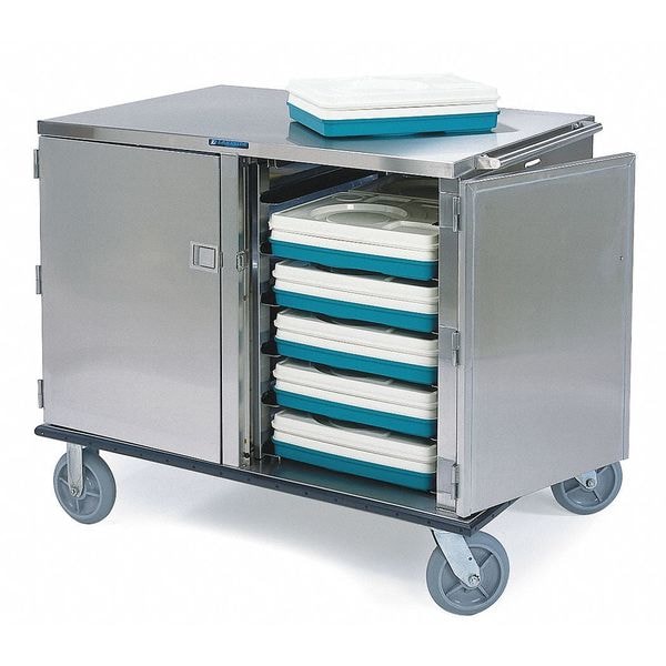 Stainless Steel Premier Series Tray Delivery Cart - 28 Tray Capacity