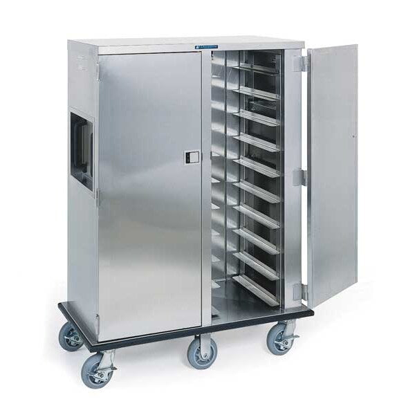 Stainless Steel Premier Series 20 Tray Delivery Cart; 1 Tray per Ledge