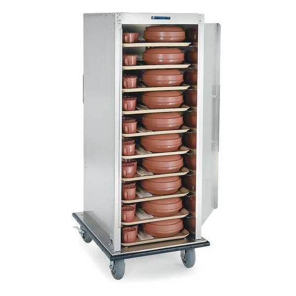 Aluminum Economy Tray Delivery Cart - Holds (24) 15