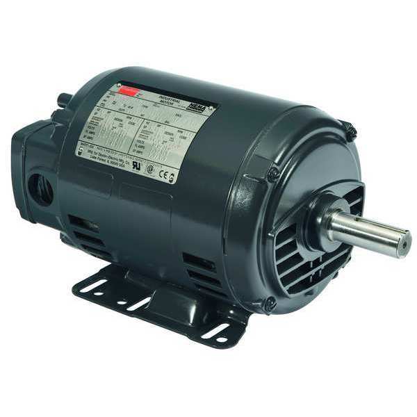 3-Phase General Purpose Motor, 2 HP, 143-5T/56HZ Frame, 230/460V AC Voltage, 1,745 Nameplate RPM