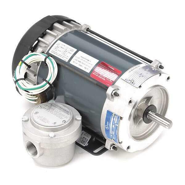 Hzrdus Loc Mtr, Cap Strt, TEFC, 1/2 HP, T3B