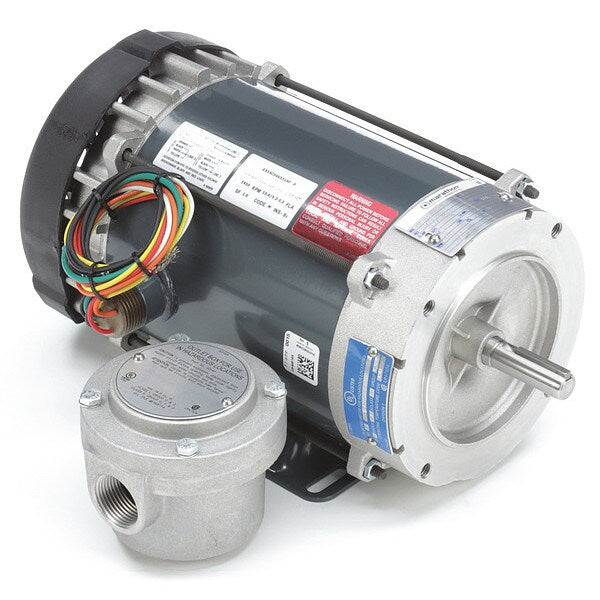 Hzrdus Loc Mtr, Cap Strt, TEFC, 3/4 HP, T3B