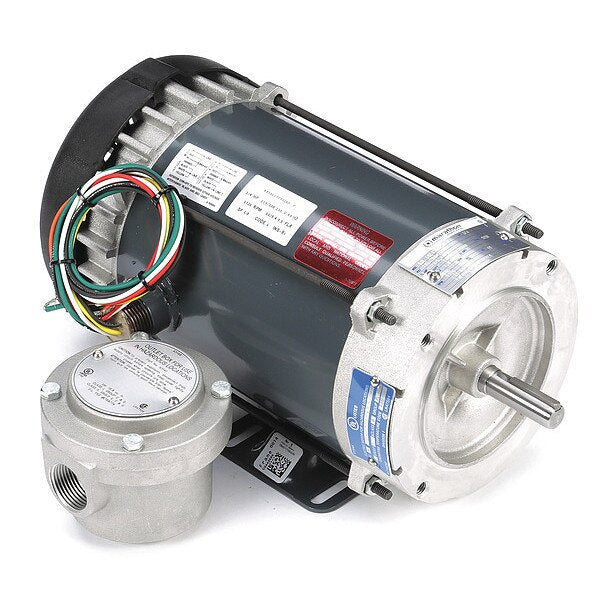 Hzrdus Loc Mtr, Cap Strt, TEFC, 3/4 HP, T3B