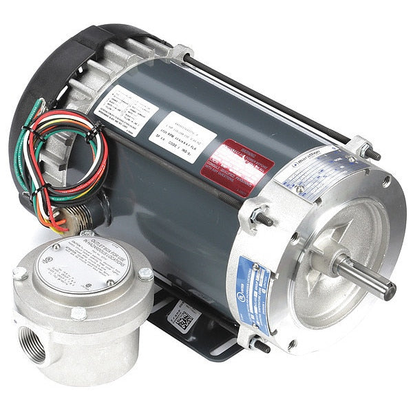 Hazardous Loc Mtr, Cap Strt, TEFC, 1 HP, T3B