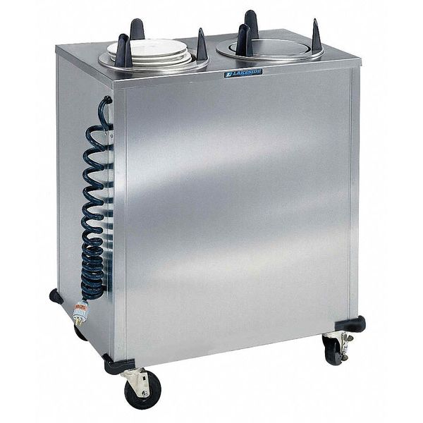 Heated 2-Stack Plate Dispenser Cabinet; Fits Plates 9-1/4