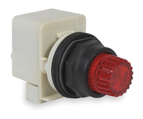 Illuminated Push Button Operator, 30 mm, Red