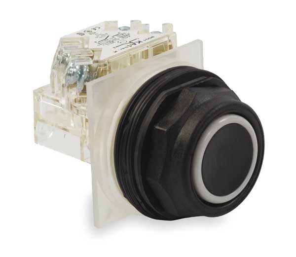 Non-Illuminated Push Button, 30 mm, 1NO, Black