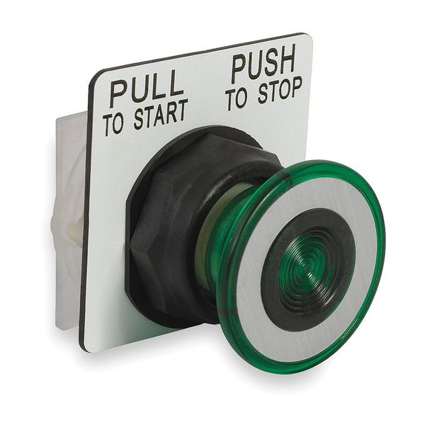 Push Button operator, 30 mm, Green