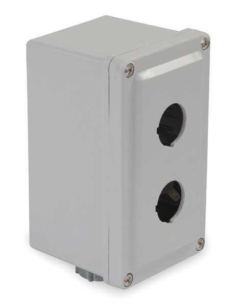 Pushbutton Enclosure, 30mm, 2 Hole, Plastic