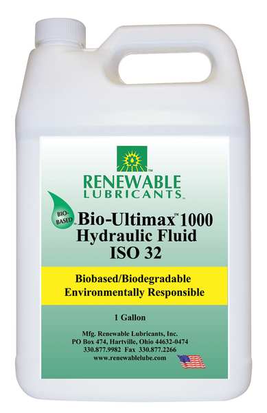 1 gal Bio-Ultimax 1000 Hydraulic Fluids jug 32 ISO Viscosity