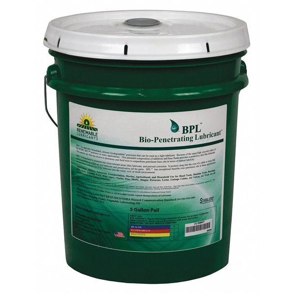 Penetrating Lube, Biodegradable, 5 Gal.