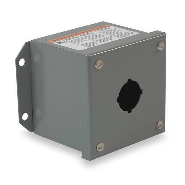 Pushbutton Enclosure, 30mm, 5.24 in., Metal