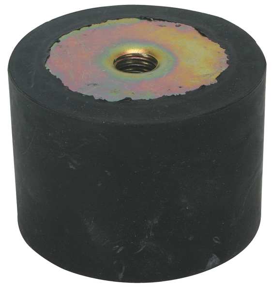 Vibration Isolator, 720 Lb Max, 1/2-13, Type: Female Threads Both Ends