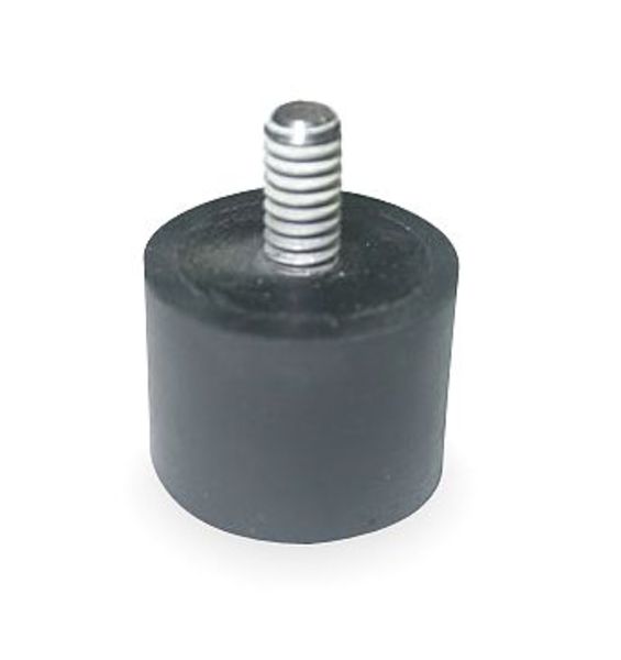 Vibration Isolator, 75 Lb Max, 1/4-20, Height: 1/2 in