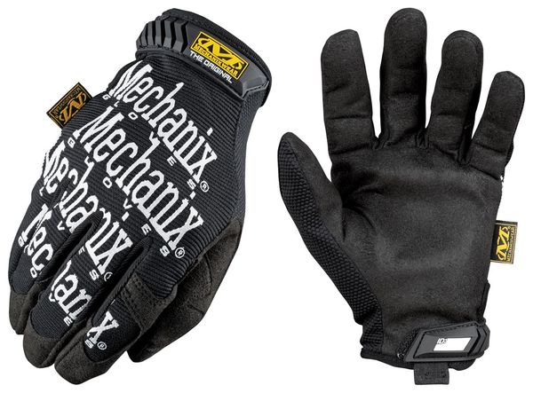 Mechanics Gloves, 2XL, Black, Seamless, Trekdry(R)