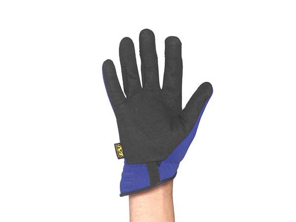 Mechanics Gloves, L ( 10 ), Blue, Synthetic Leather, Form Fitting Trek Dry(R)