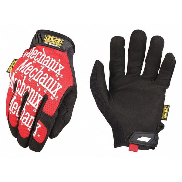 Mechanics Gloves, L, Red, Seamless, Form Fitting Trek Dry(R)