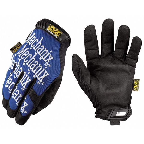 Mechanics Gloves, 2XL, Blue, Seamless, Form Fitting Trek Dry(R)