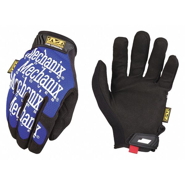 Mechanics Gloves, L, Blue, Seamless, Form Fitting Trek Dry(R)
