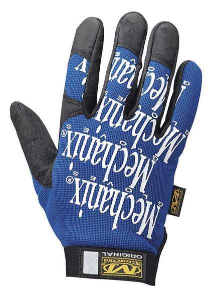 Mechanics Gloves, L, Blue, Seamless, Form Fitting Trek Dry(R)