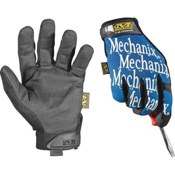 Mechanics Gloves, L, Blue, Seamless, Form Fitting Trek Dry(R)