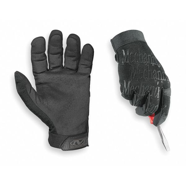 Mechanics Gloves, L, Black, Seamless, Trekdry(R)