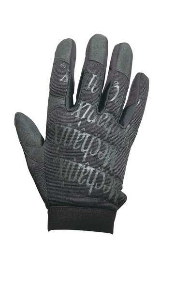 Mechanics Gloves, L, Black, Seamless, Trekdry(R)