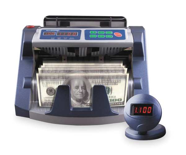 Bill Counter, 1200 Notes/Min, Digital, Blue