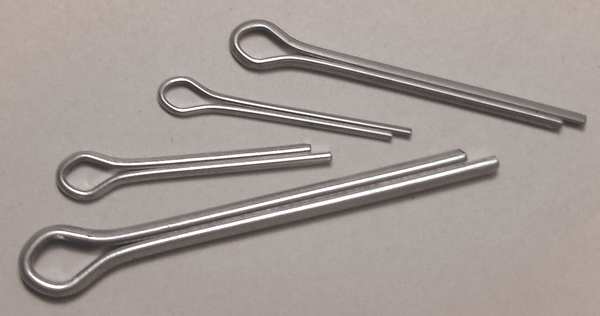 Cotter Pin Asst, Extend Prong, Zinc, 420 PC