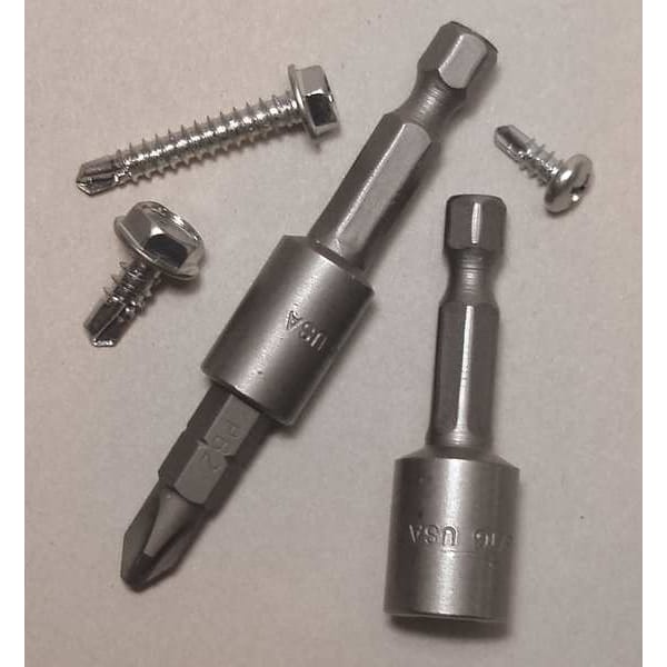 Tapping Screw Assortment, Steel, Zinc Plated Finish