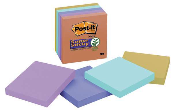 Super Sticky Notes, 3x3 In., Marrakesh, PK5